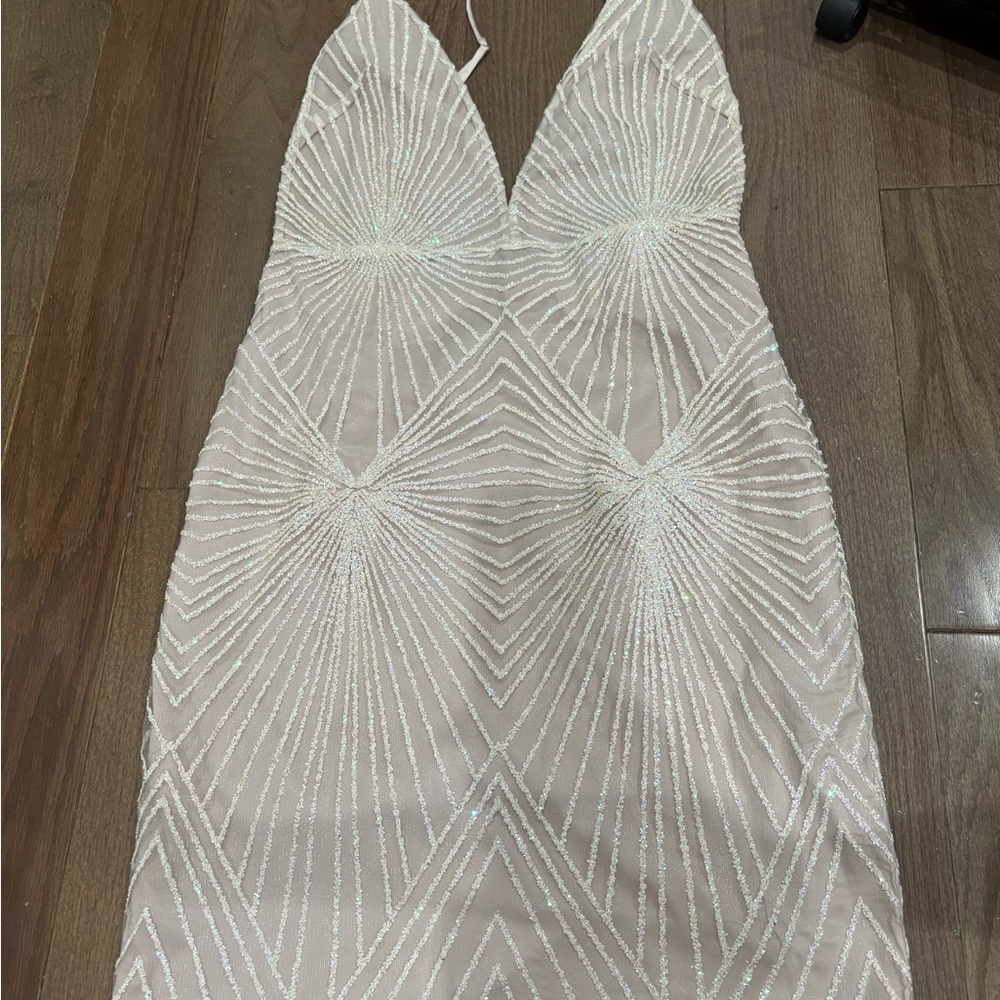 Meshki Kayda mini dress in ivory and nude! Retails for $125! - Picture 5 of 6